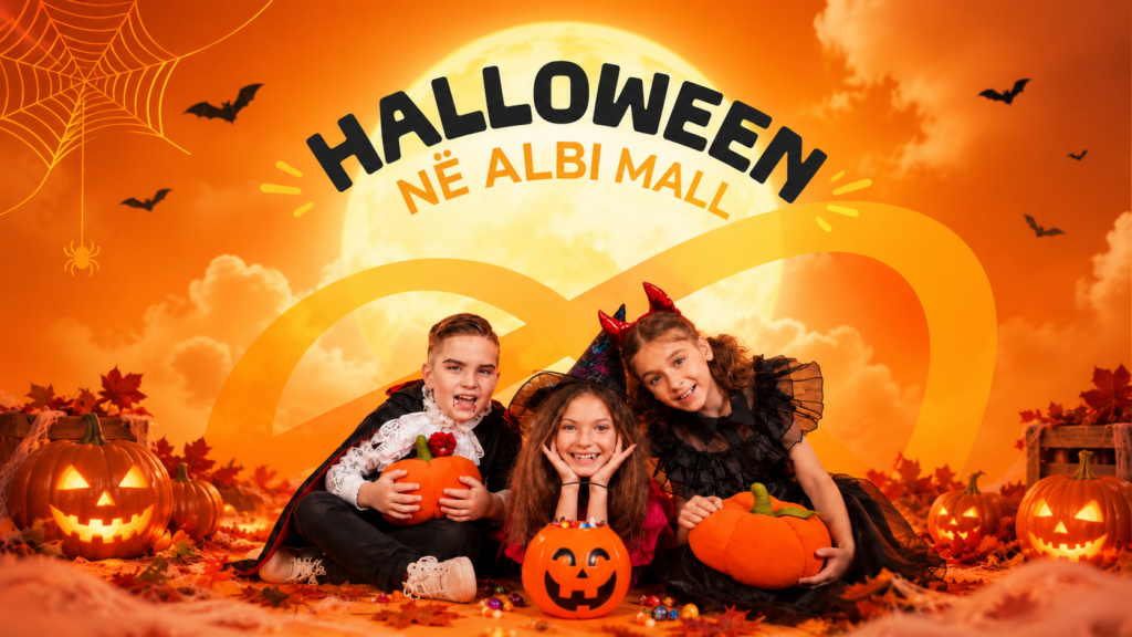 Me rastin e Halloween-it, më 31 tetor, Albi Mall organizon një program të veçantë aktivitetesh në të dy qendrat (Prishtinë dhe Gjilan), duke sjellë argëtim, kreativitet dhe surpriza për vizitorët e të gjitha moshave.